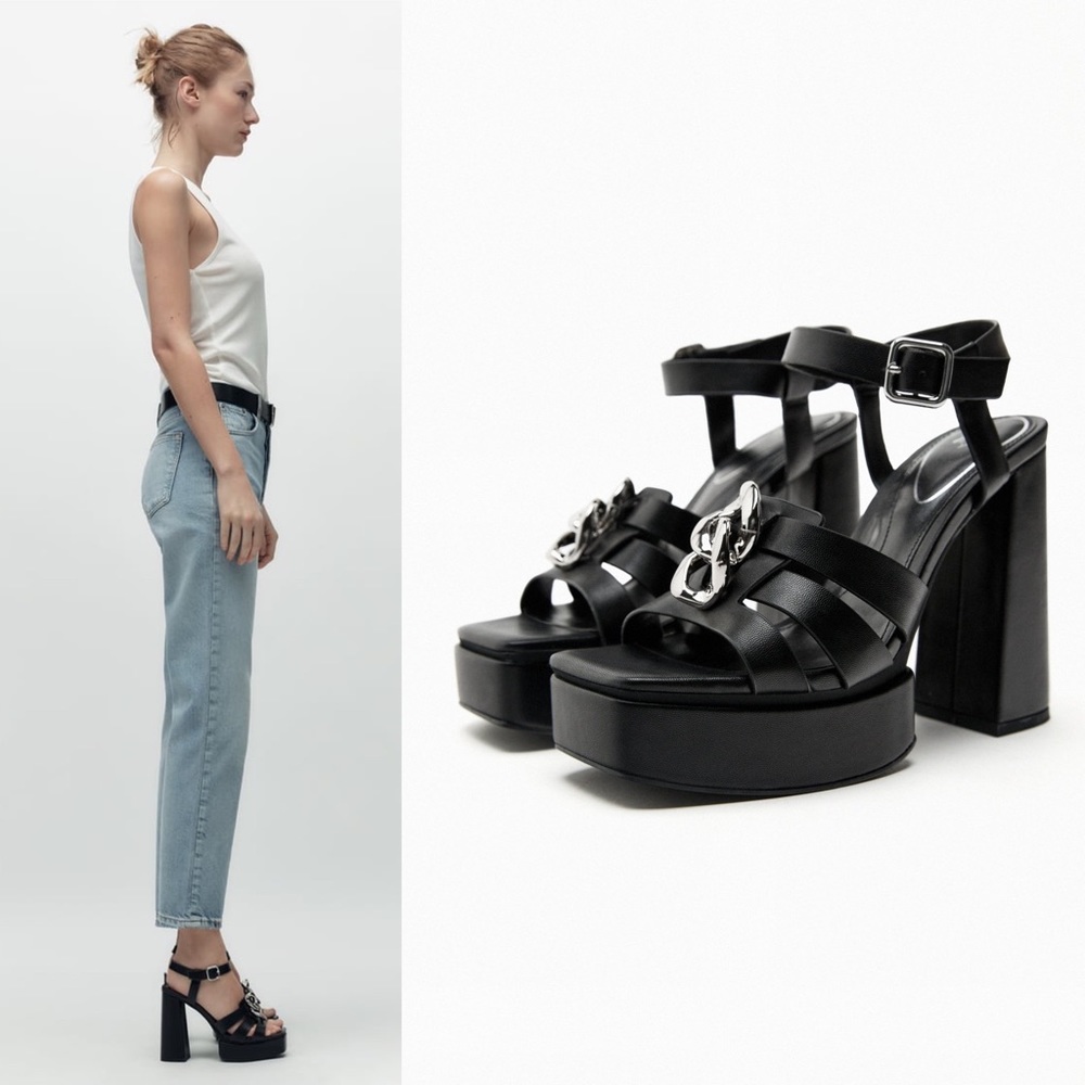 ZARA Platform Sandals